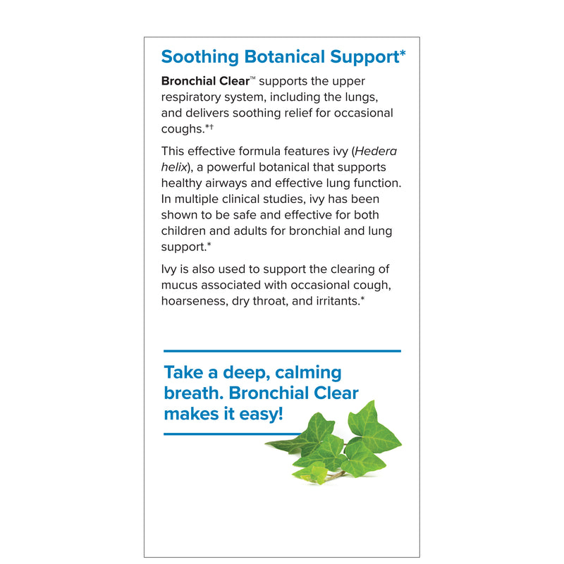 Bronchial Clear with Ivy Leaf Extract 90 Tabs by Terry Naturally