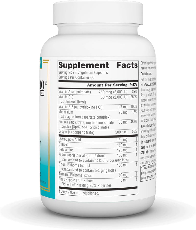 Wellness ZincMunity™, 120 Vegetarian Capsules by Source Naturals