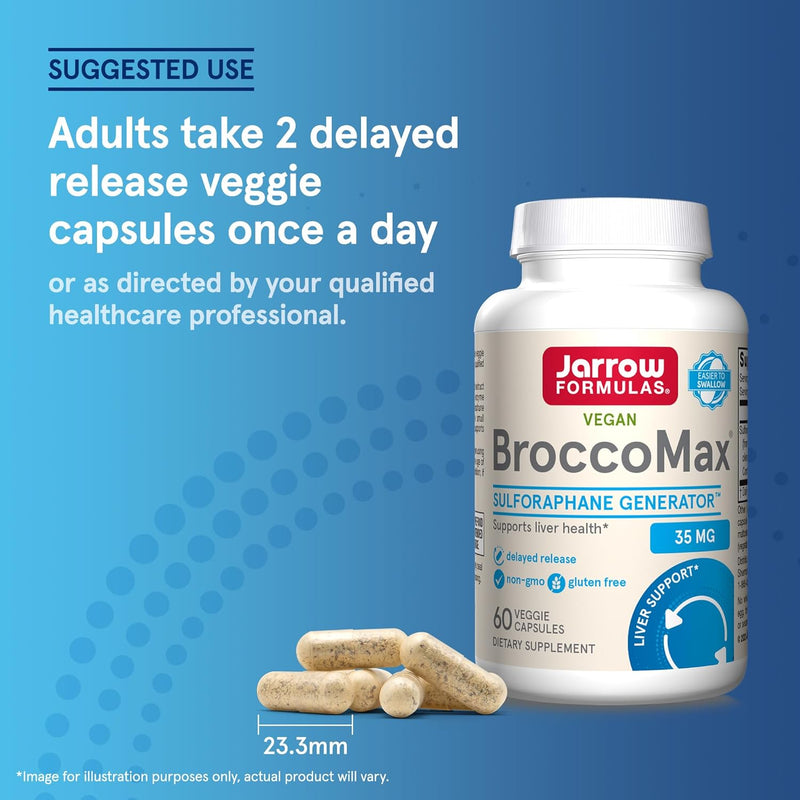 BroccoMax 60 Veggie Caps by Jarrow Formulas