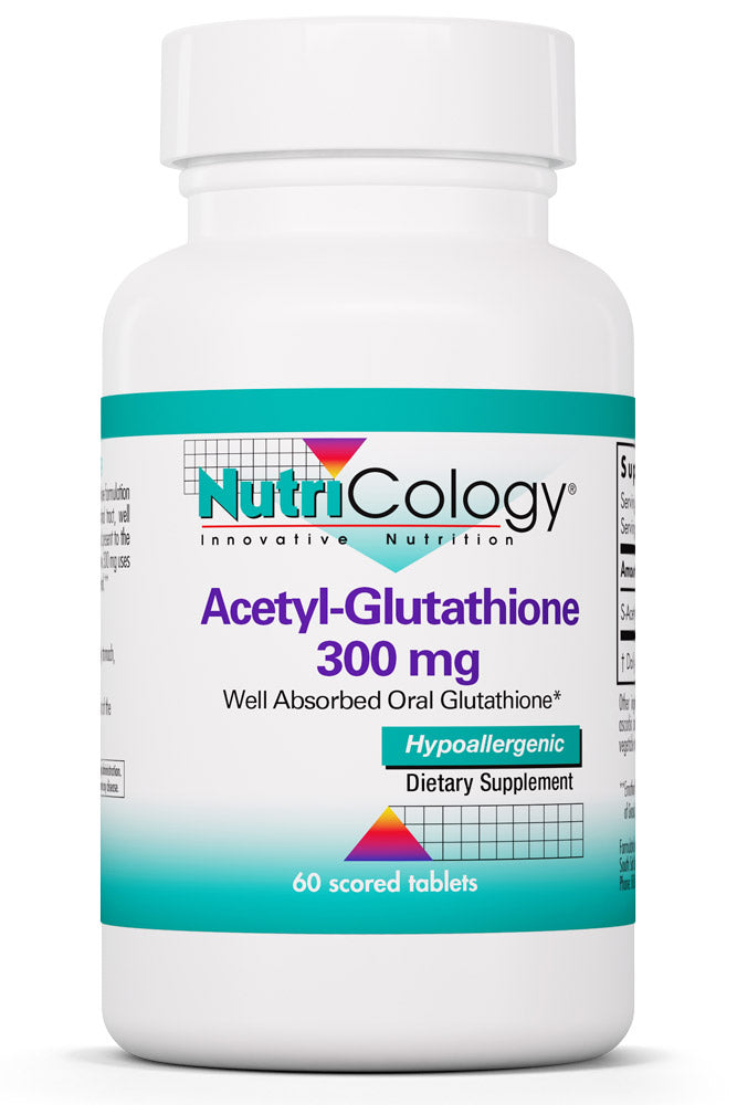 Acetyl-Glutathione 300 mg 60 Scored Tablets