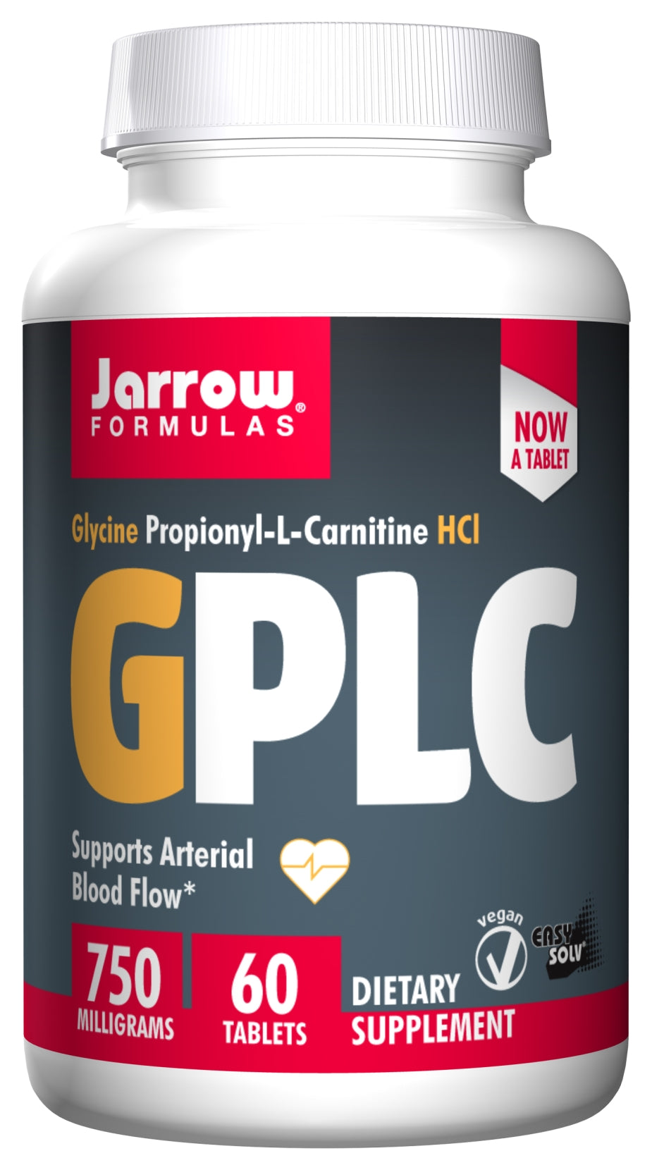gplc glycine propionyl-l-carnitine Jarrow Formulas GPLC 750 mg 60 Tablets – Better Health International