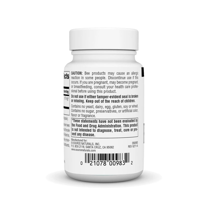 Royal Jelly 500 mg 60 Caps by Source Naturals