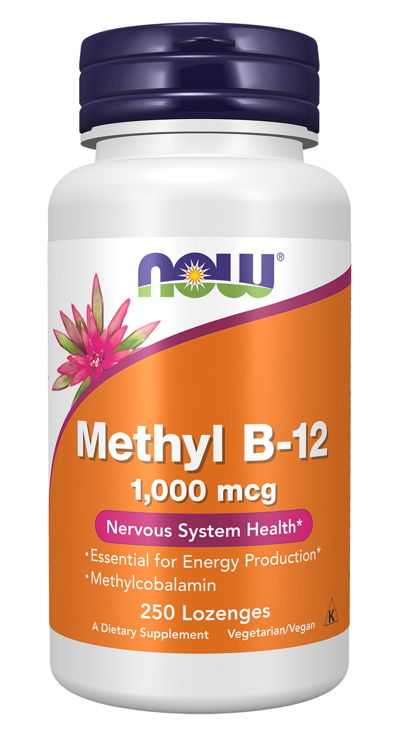 Methyl B-12 1,000 mcg - 250 Lozenges by NOW