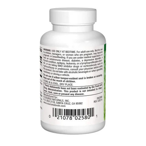 Vegan True, Melatonin, Orange, 2.5 mg, 60 Lozenges by Source Naturals