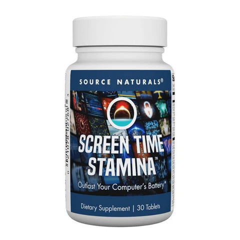 Screen Time Stamina, 30 Tabs by Source Naturals
