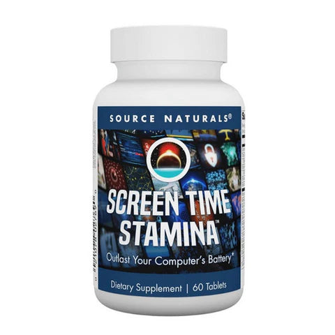 Screen Time Stamina, 60 Tabs by Source Naturals