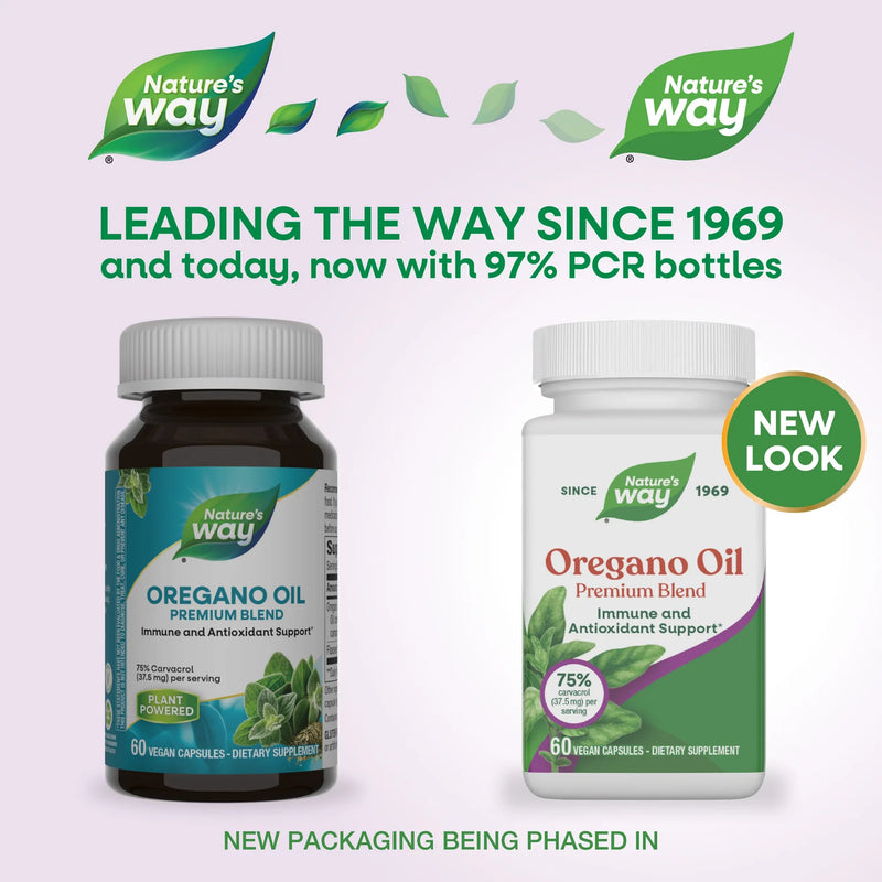 Oregano Oil Standardized 60 Vegetarian Capsules