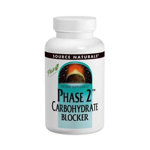 Phase 2® Carbohydrate Blocker 500 mg, 120 Tablets by Source Naturals