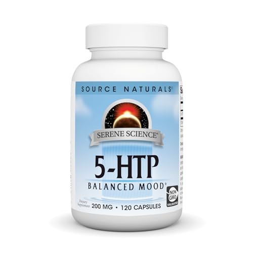 Serene Science 5-HTP, 200 mg - 120 Capsules by Source Naturals