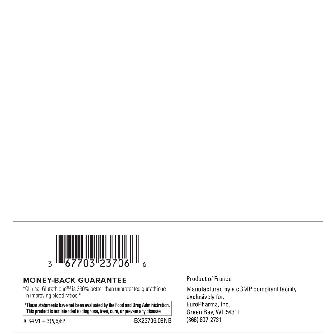 Terry Naturally Clinical Glutathione 60 Slow-Melt Tablets