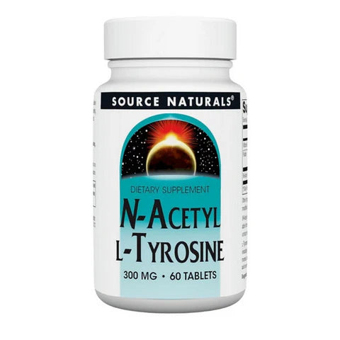 N-Acetyl L-Tyrosine, 300 mg, 60 Tablets by Source Naturals