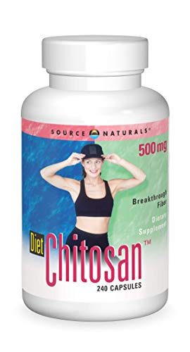 Diet Chitosan 500 Mg, 240 Capsule by Source Naturals