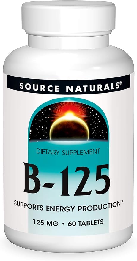 B-125, 125 mg, 60 Tablets by Source Naturals