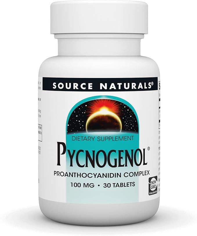 Pycnogenol 100 mg Proanthocyanidin Complex 30 Tablets by Source Naturals