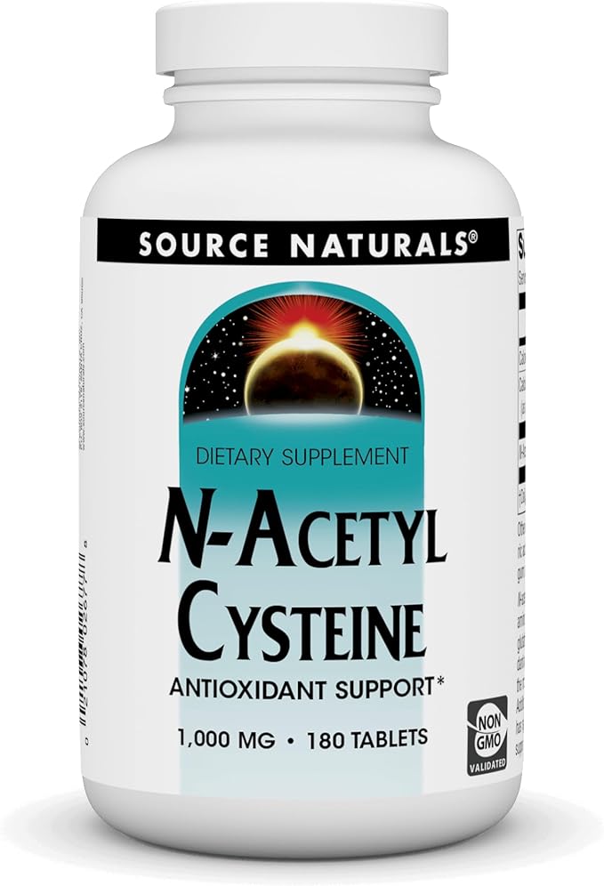 N-Acetyl Cysteine, 1,000 mg, 180 Tablets by Source Naturals