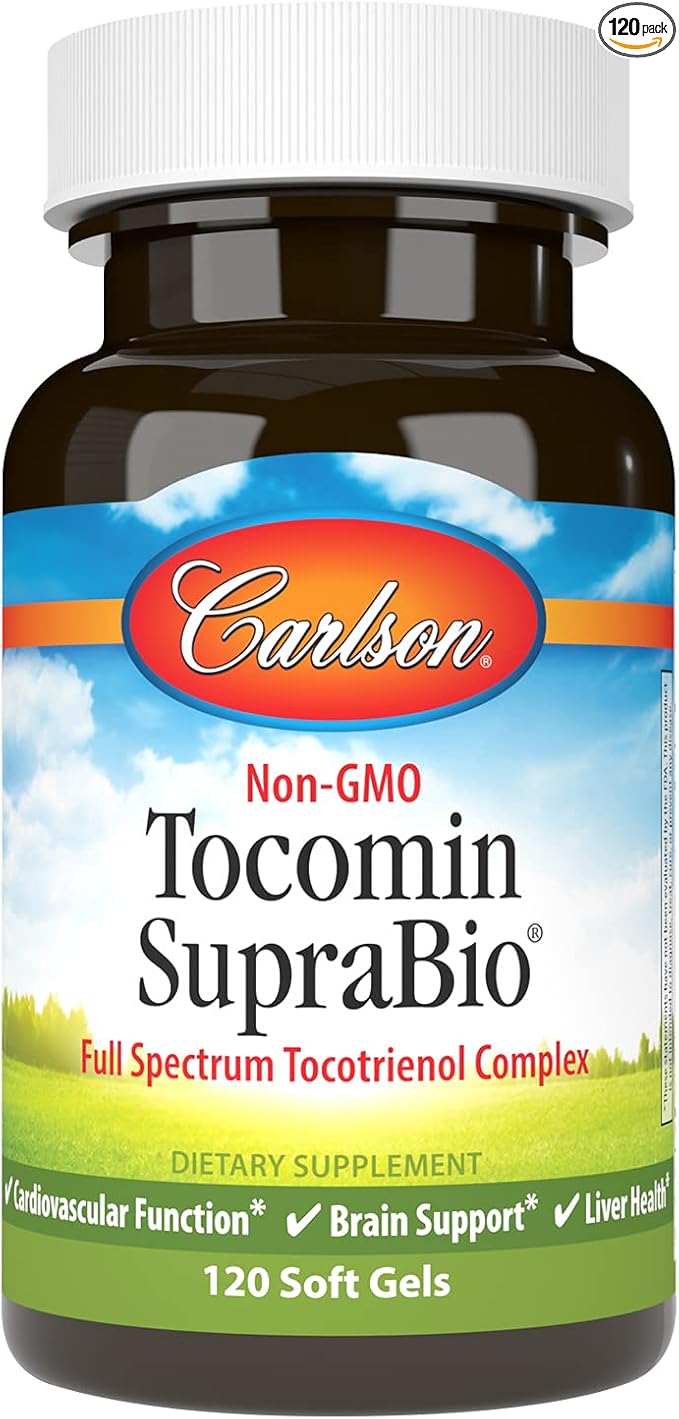 Tocomin SupraBio, 120 Soft Gels by Carlson