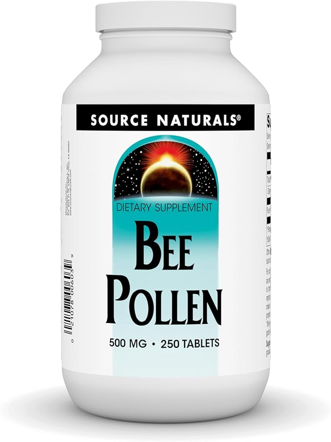 Bee Pollen 500 mg - 250 Tablets by Source Naturals
