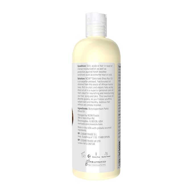 Shea Nut Oil, Moisturizing Oil, 16 fl oz (473 ml) by NOW