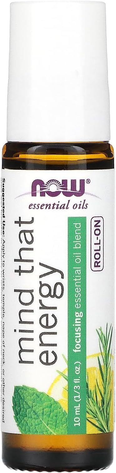 Mind That Energy Roll-On, 1/3 fl oz (10 ml) by NOW