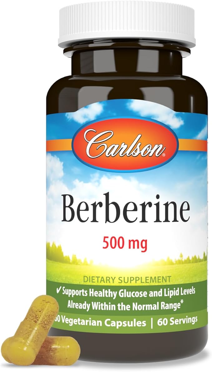 Berberine, 500 mg, 60 Vegetarian Capsules by Carlson