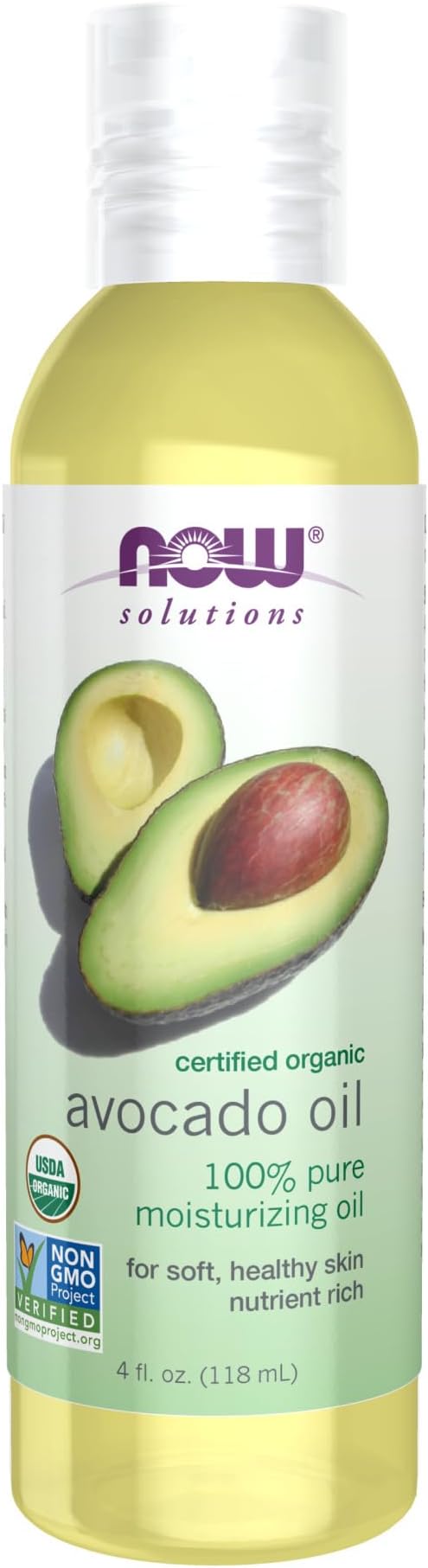 Organic Avocado Oil, 4 fl oz (118 ml) by NOW