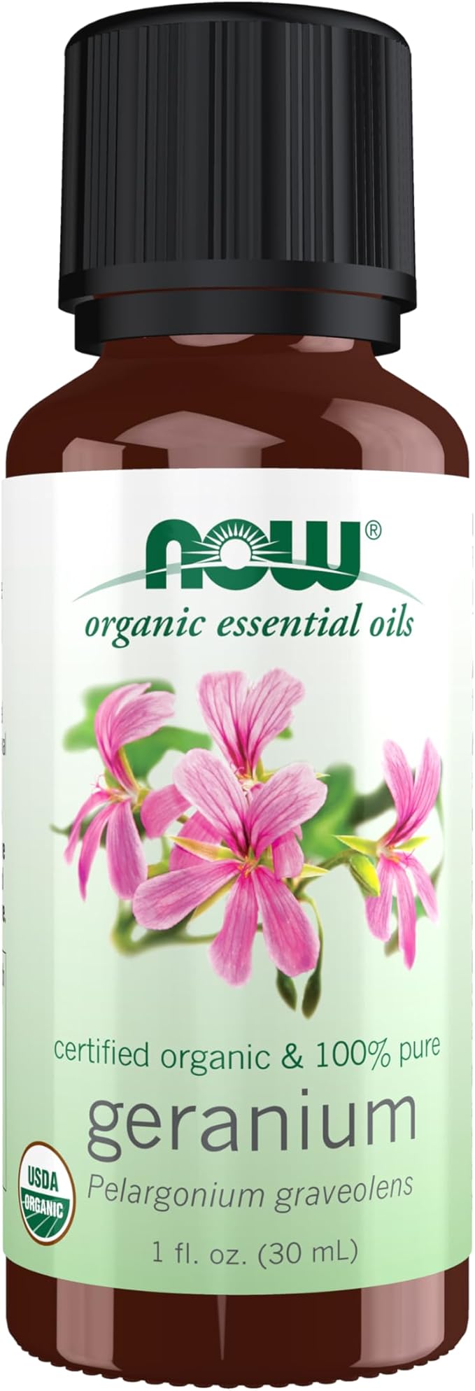 Organic Geranium Oil, 1 fl. oz.(30 ml)  by NOW