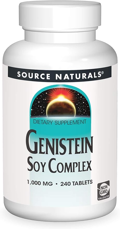 Genistein Soy Complex 1000 mg - 240 Tablets by Source Naturals