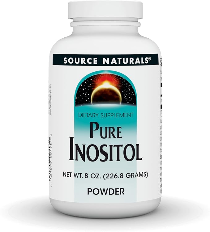 Pure Inositol Powder, 8 oz (226.8 g)  by Source Naturals