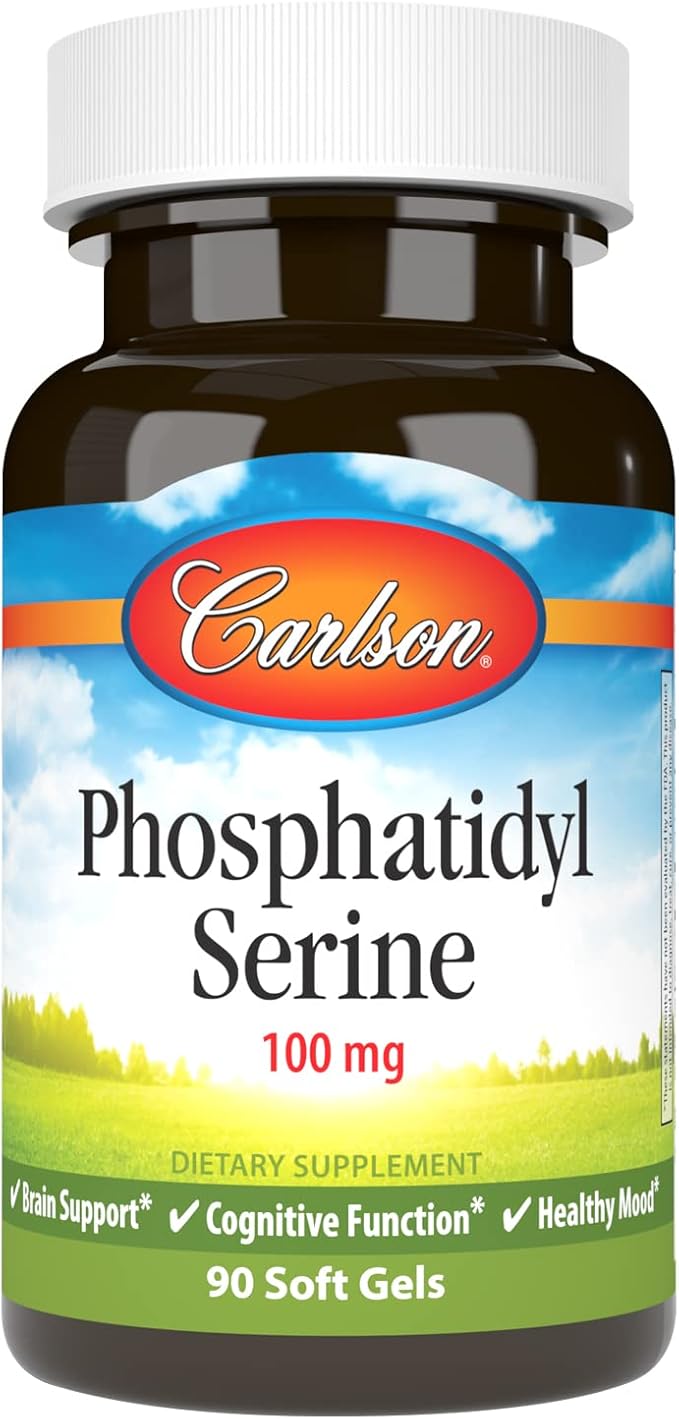 Phosphatidyl Serine, 100 mg, 90 Soft Gels by Carlson