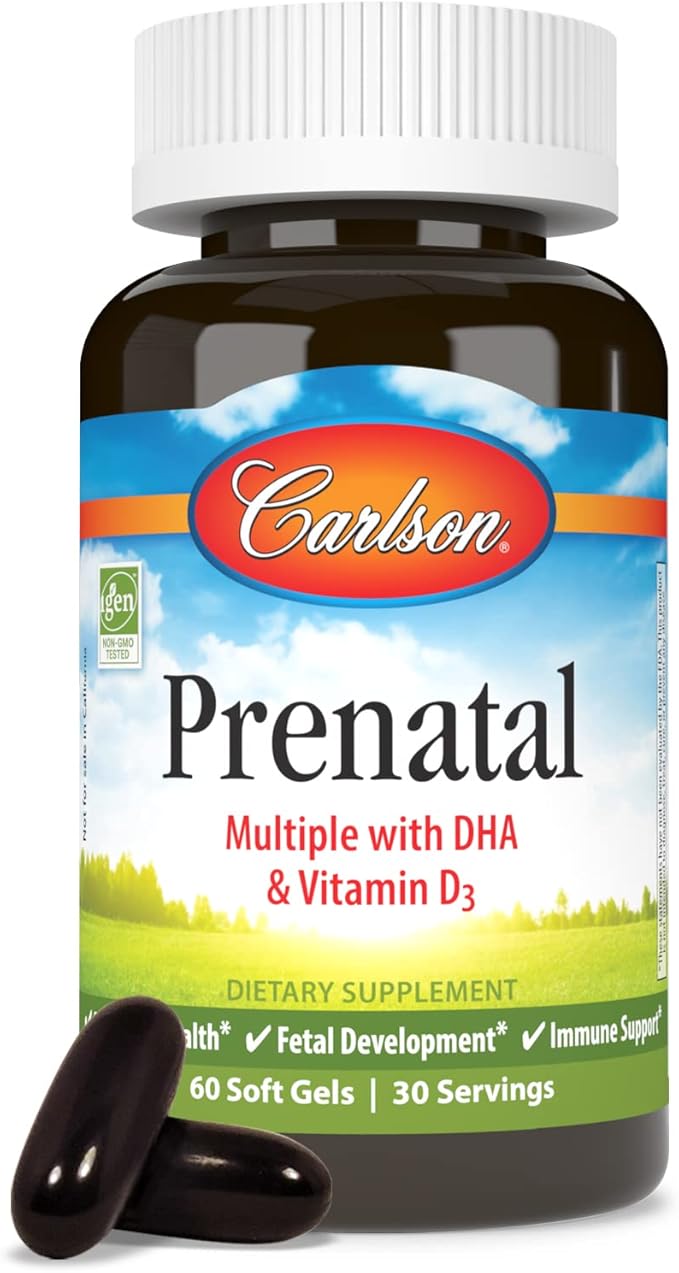 Prenatal with DHA, 60 Soft gels by Carlson