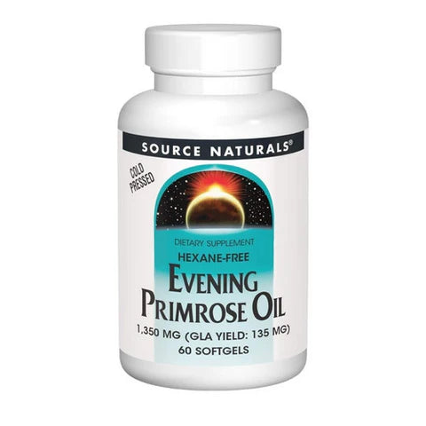 Evening Primrose Oil, 1,350 mg , 60 Softgels by Source Naturals