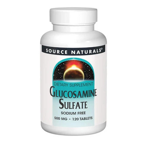Glucosamine Sulfate 500 mg 120 Tablets by Source Naturals
