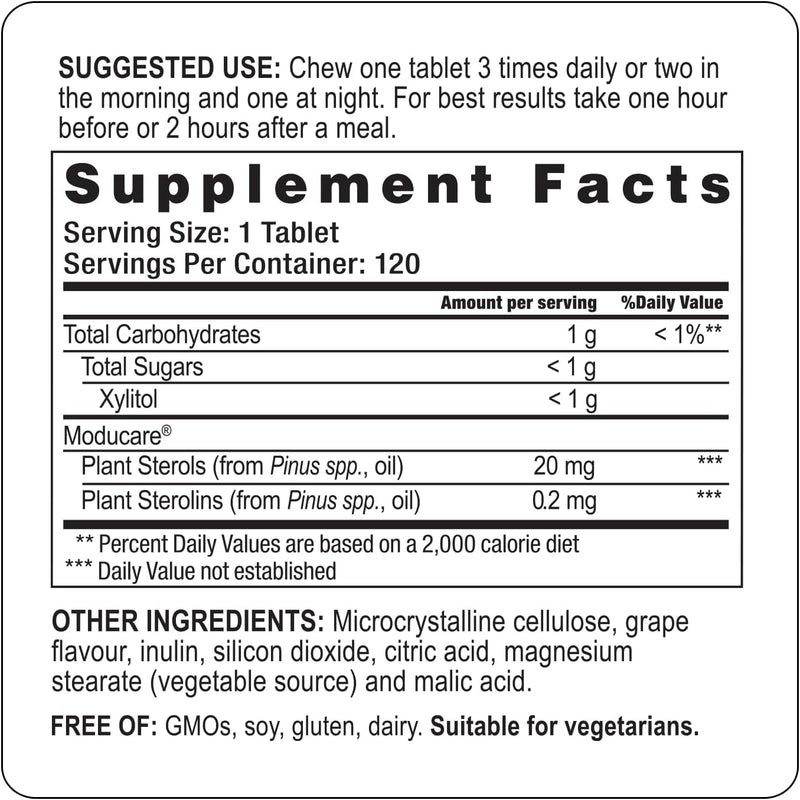 Moducare 120 Grape Chewables