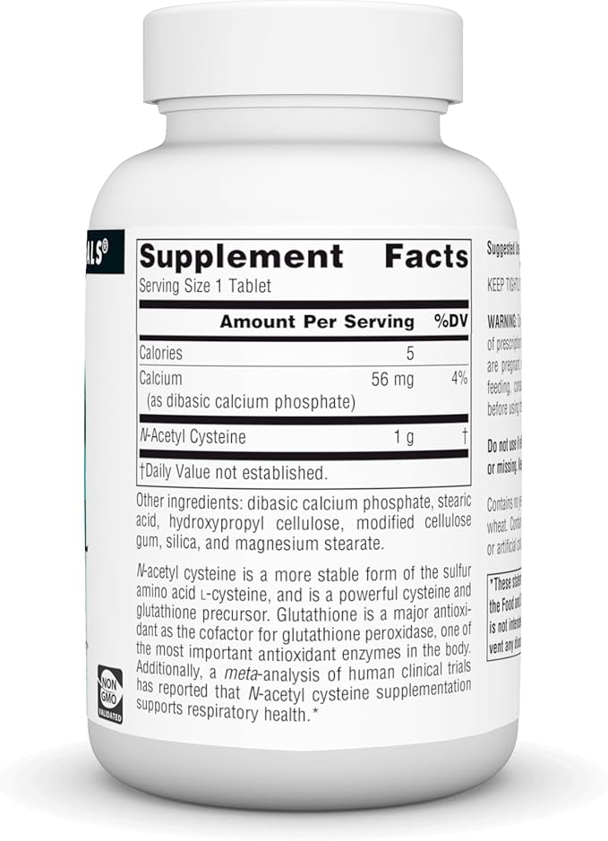 N-Acetyl Cysteine 1,000 mg 60 Tablets