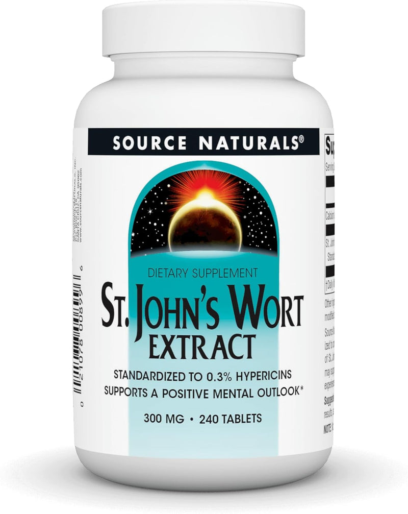 St. Johns Wort Extract 300 mg - 240 Tablets by Source Naturals