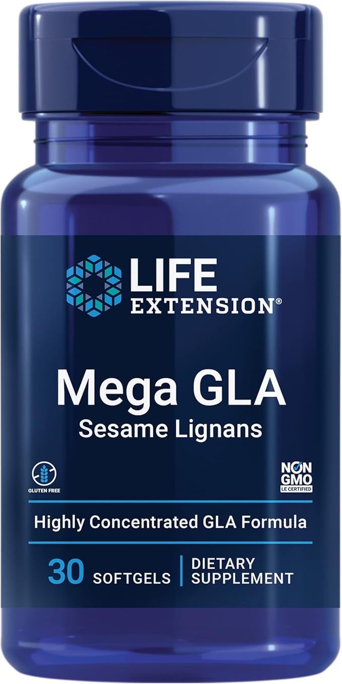 Mega GLA Sesame Lignans, 30 Softgels by Life Extension