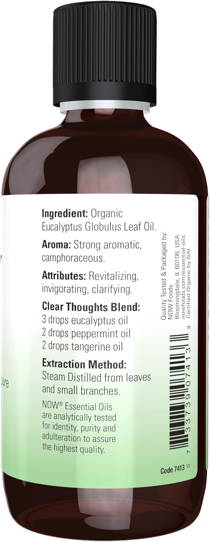 Organic Eucalyptus Globulus Oil, 4 fl. oz. by NOW