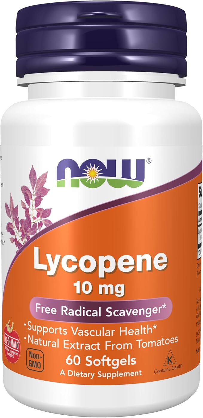 Lycopene, 10 mg, 60 Softgels by NOW