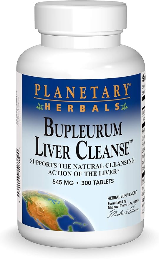 Bupleurum Liver Cleanse 545 mg 300 Tablet by Planetary Herbals