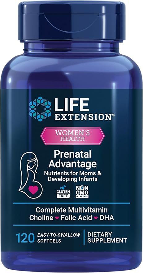 Prenatal Advantage, 120 Easy-To-Swallow Softgels by Life Extension