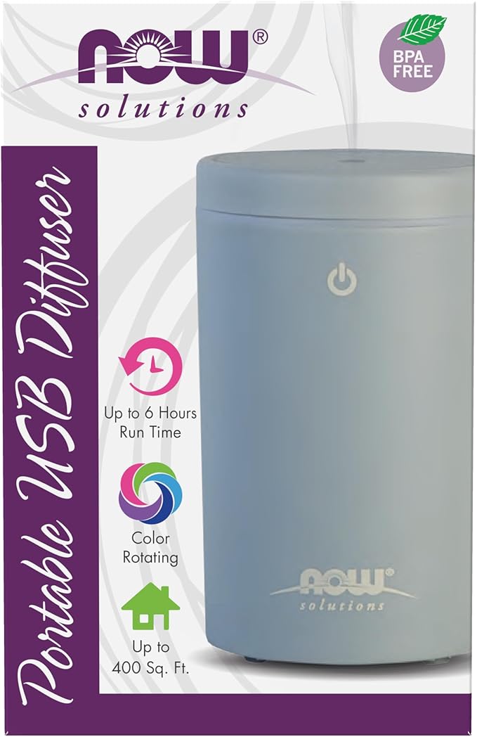 Portable USB Ultrasonic Oil Diffuser by NOW
