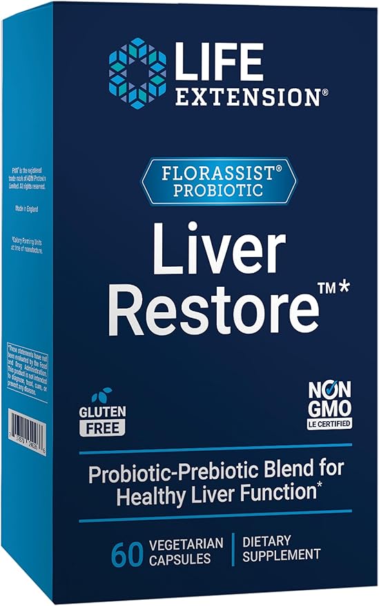 FLORASSIST Liver Restore, 60 Vegetarian Capsules  by Life Extension