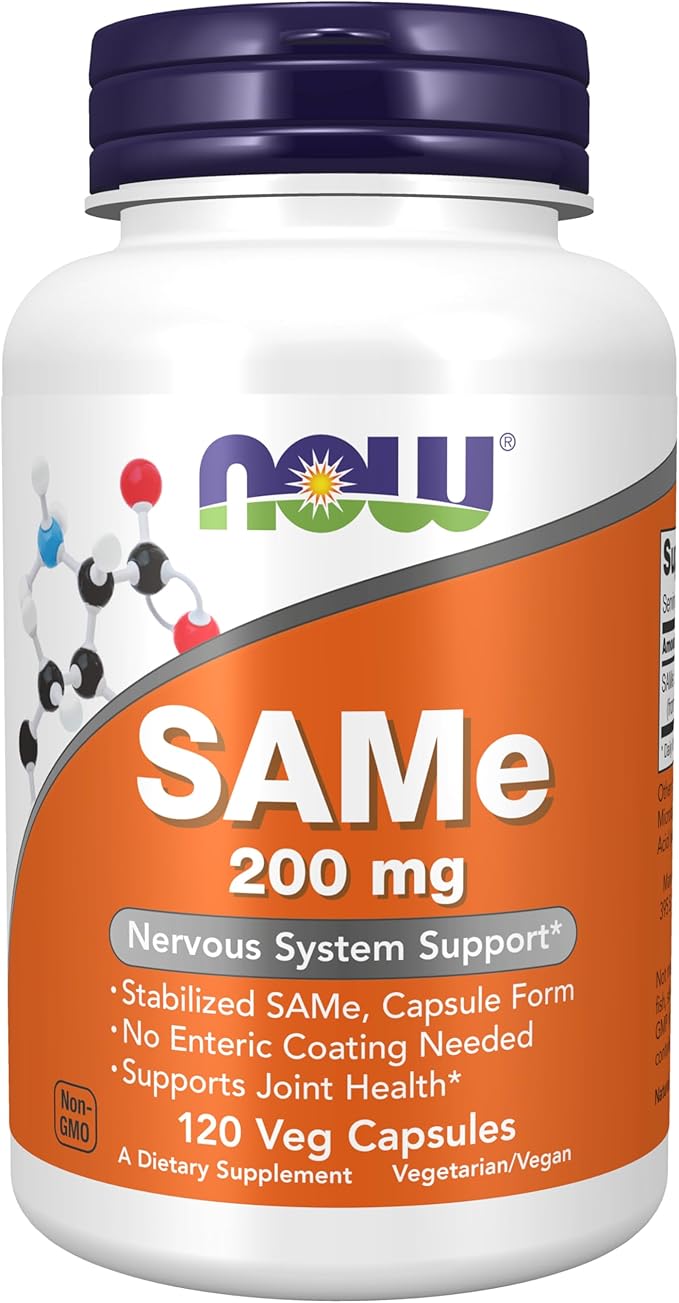 SAMe 200 mg - 120 Veg Capsules by NOW