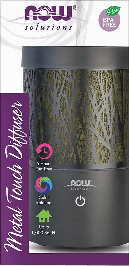 Metal Touch Ultrasonic Oil Diffuser by NOW