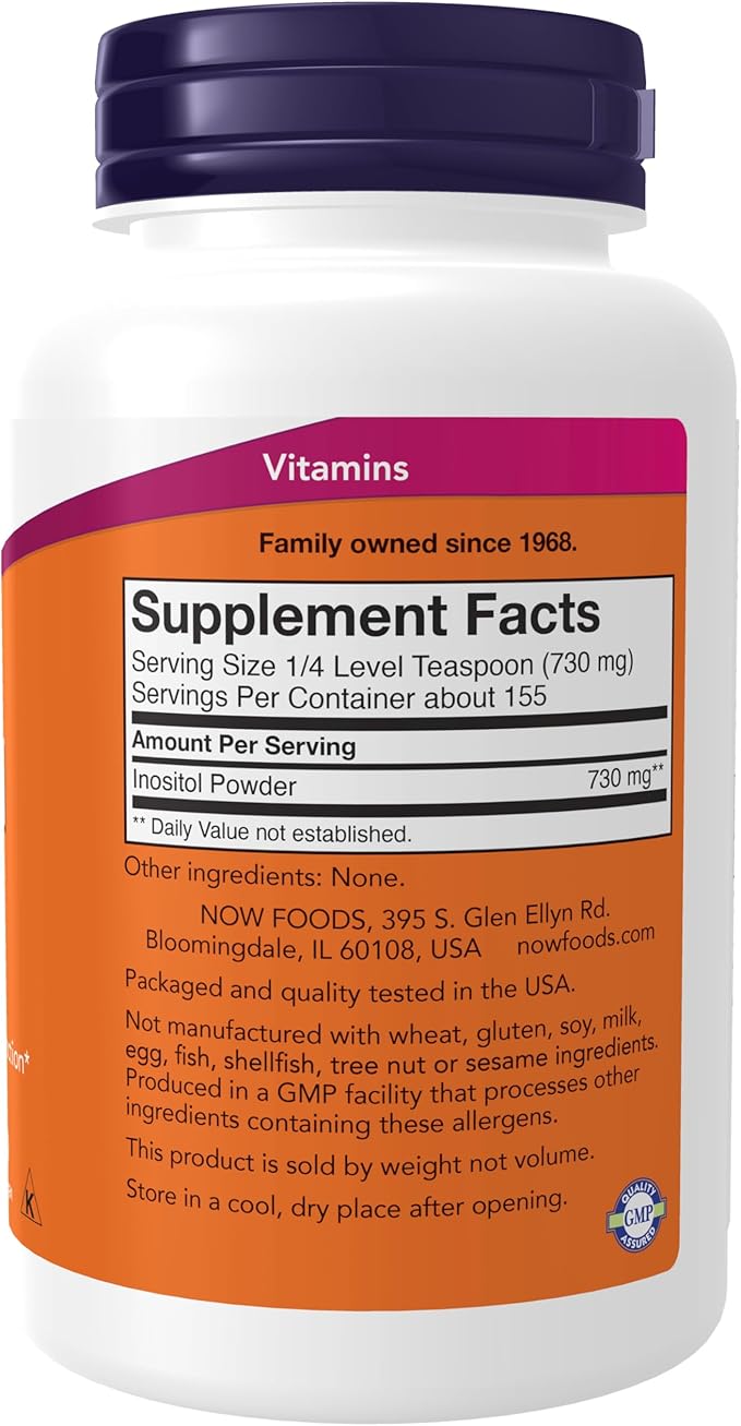 Inositol Powder, 4 oz (113 g) by NOW