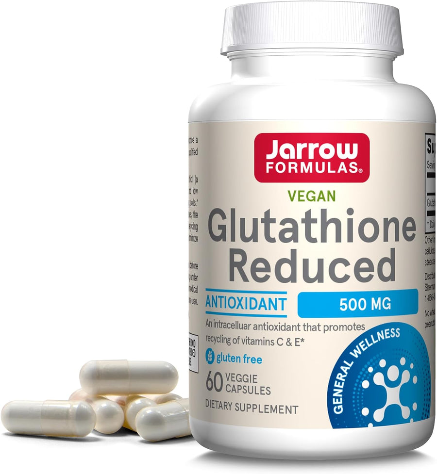 jarrow formulas reduced glutathione 500 mg 60 count Formulas, mg, capsule, Secom Glutathione Supplements for Better Health