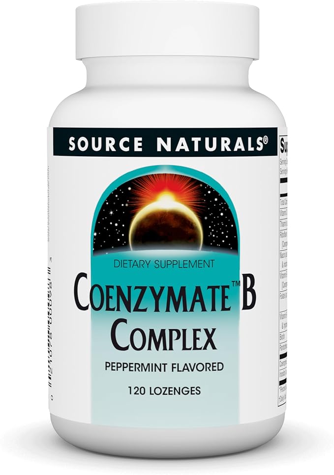 Coenzymate™ B Complex, Peppermint, 120 Lozenges by Source Naturals