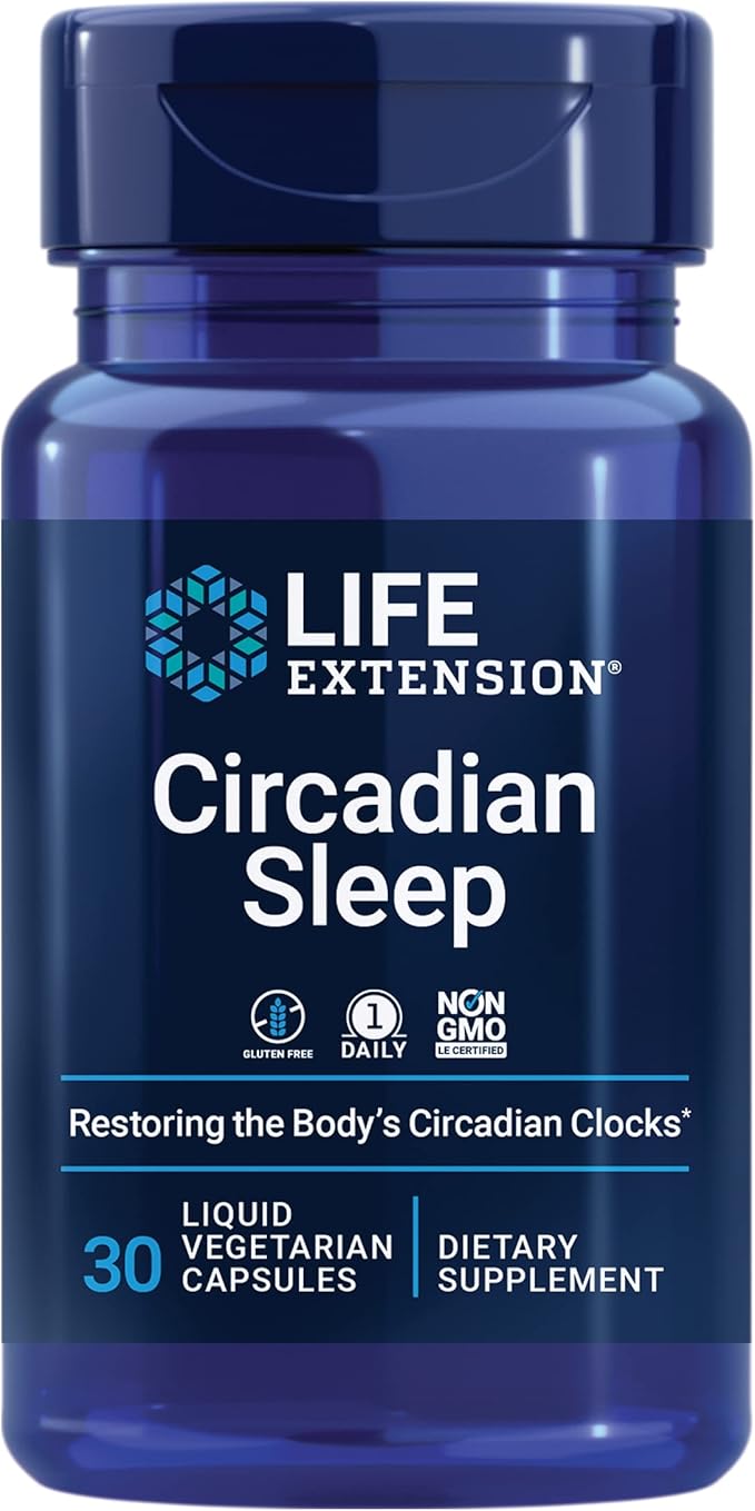Circadian Sleep, 30 Liquid Vegetarian Capsules by Life Extension