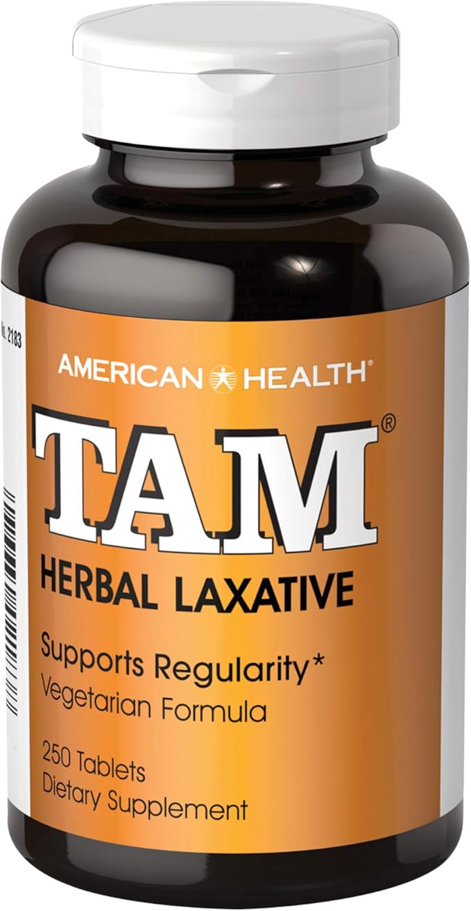 TAM Herbal Laxative 250 Tabs by American Health