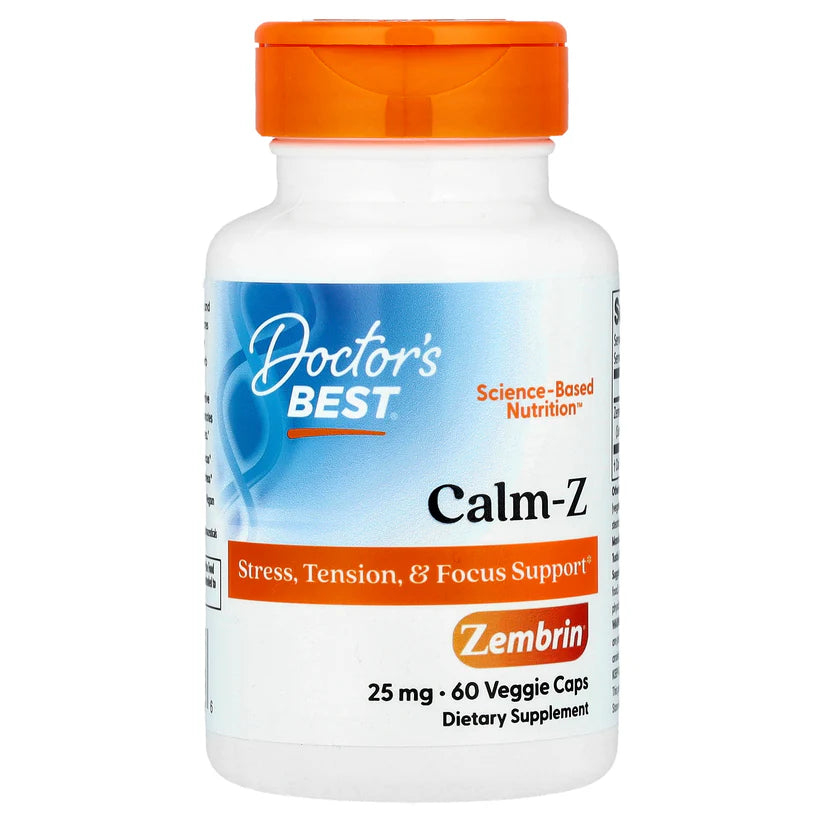 Calm with Zembrin 25 mg 60 Veggie Caps | Better Health International